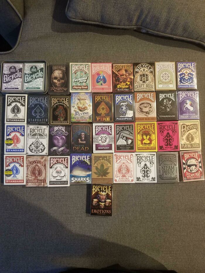 My Collection Of Bicycle Playing Cards!