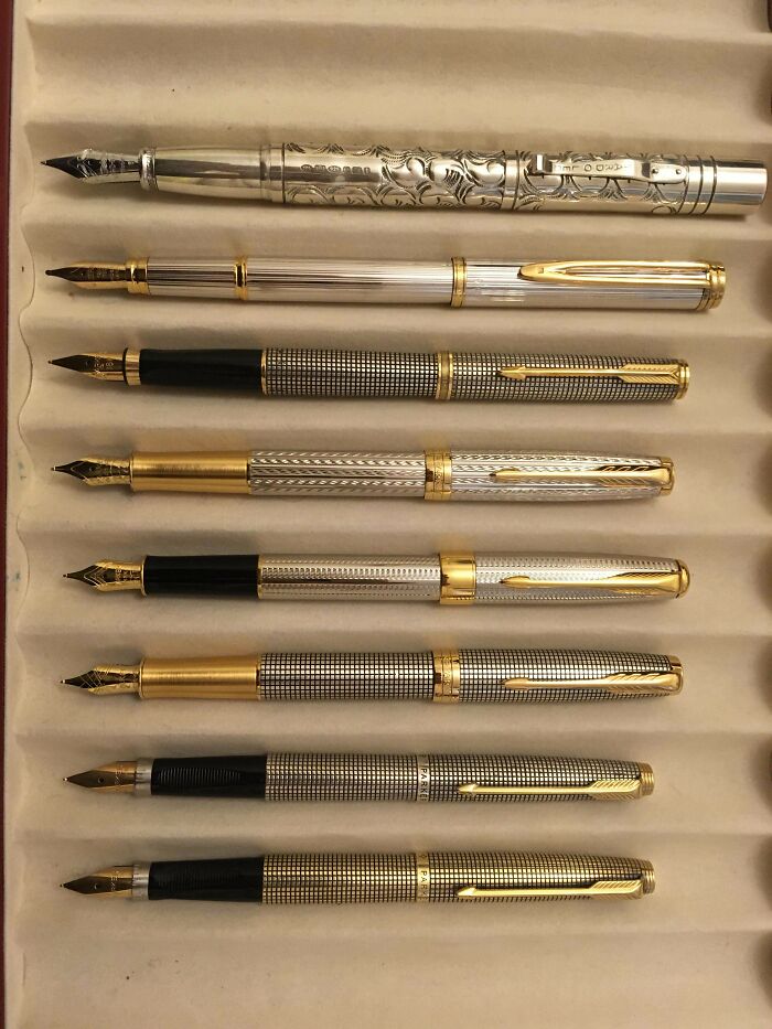My Sterling Silver Fountain Pens