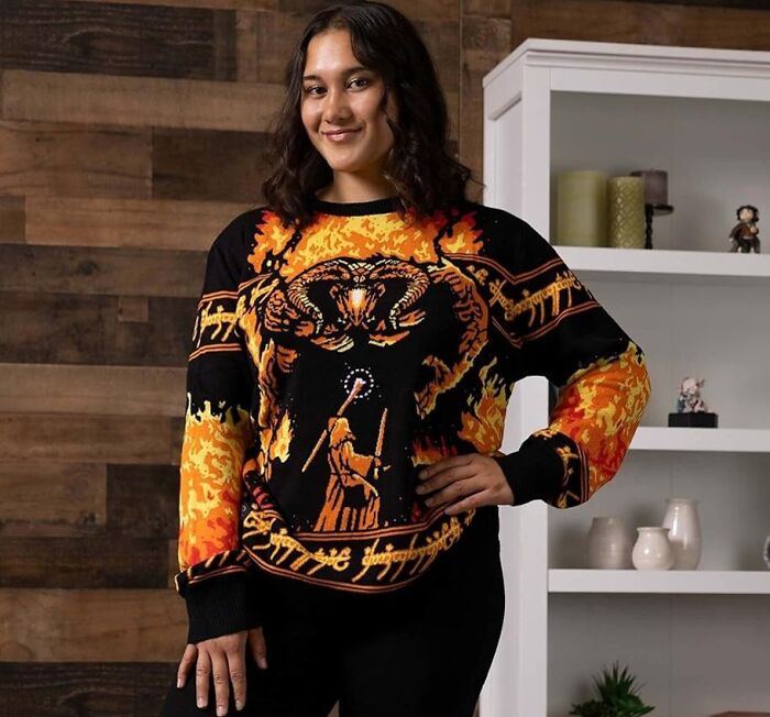 Don’t Be A Balrog, Get This Sweater: A Lotr Sweater That Pays Tribute To The Epic Balrog Scene