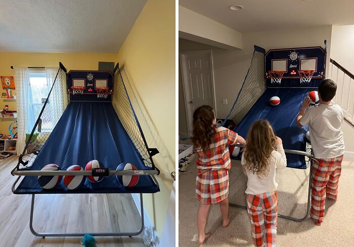 Experience Double The Fun With Pop-A-Shot - Dual Shot Sport: Elevate Your Basketball Game!