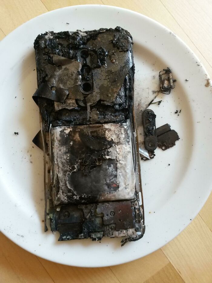 I Lost My Phone At A Festival, A Few Hours Later I Found It Burning Next To The Campfire