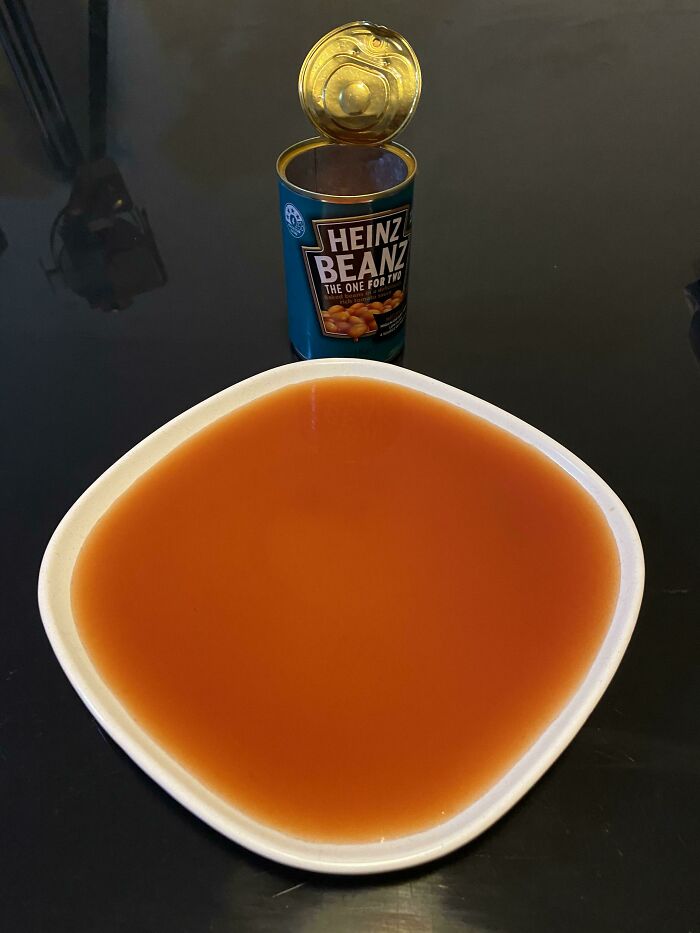 Opened A Can Of Beans To Find No Beans At All