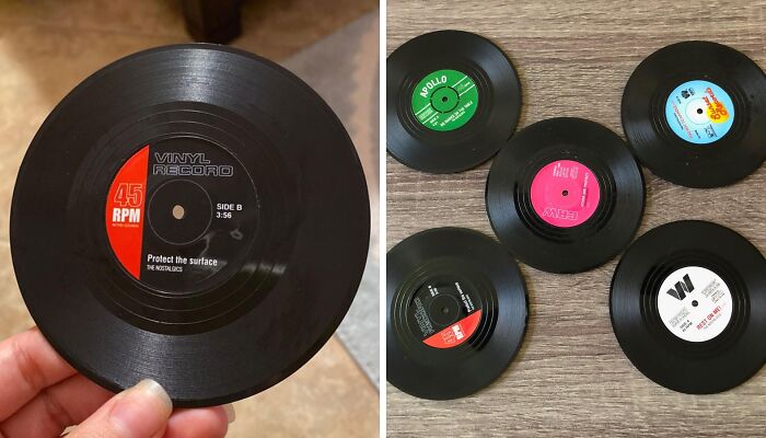 Elevate Your Drink Experience With DuoMuo Coaster Vinyl Record Disk Coasters: Stylish Protection For Your Table!