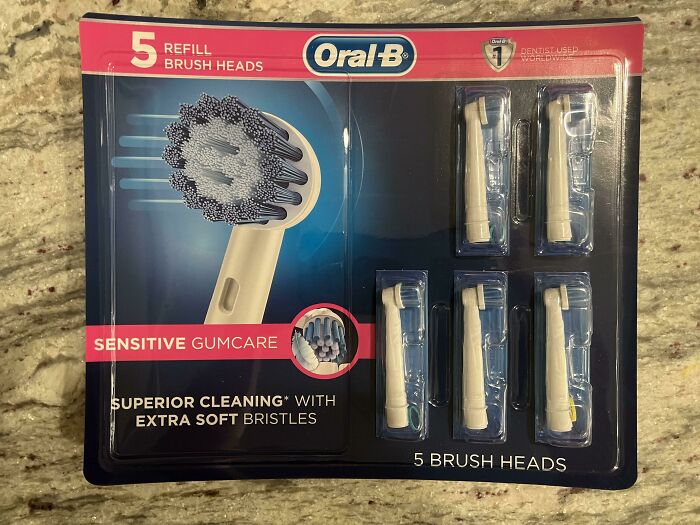 All This Plastic For Just 5 Toothbrush Heads