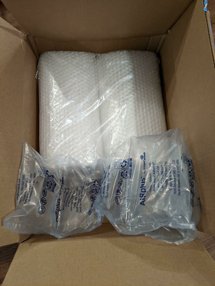 Amazon Put Air Pillows In With My Shipment Of Bubble Wrap