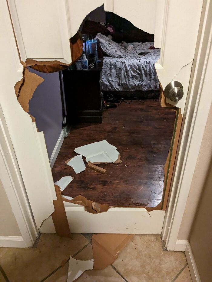 My Roommate Got Drunk And Broke Down My Door