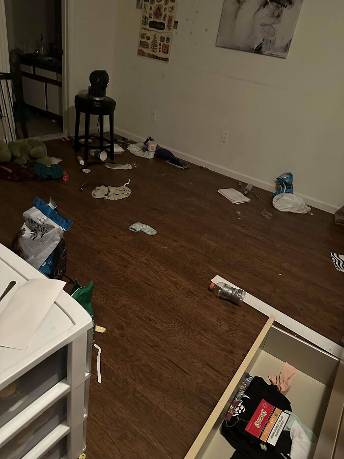 The Condition My Ex Best Friend/Roommate Left Her Area Of The Apartment In After Moving Out