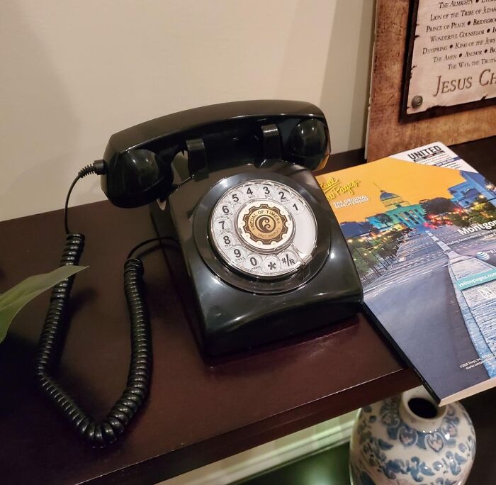 Add A Touch Of Nostalgia To Your Home Decor With The Sangyn Retro Rotary Landline Phone: A Vintage-Inspired Classic For Modern Times!