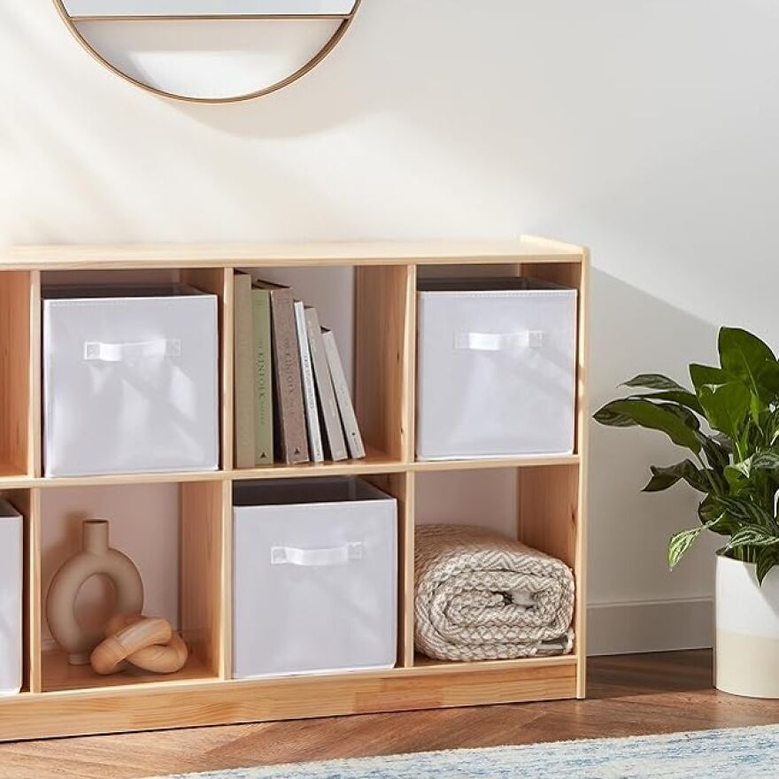 Transform Your Home With Amazon Basics Collapsible Fabric Storage Cubes !