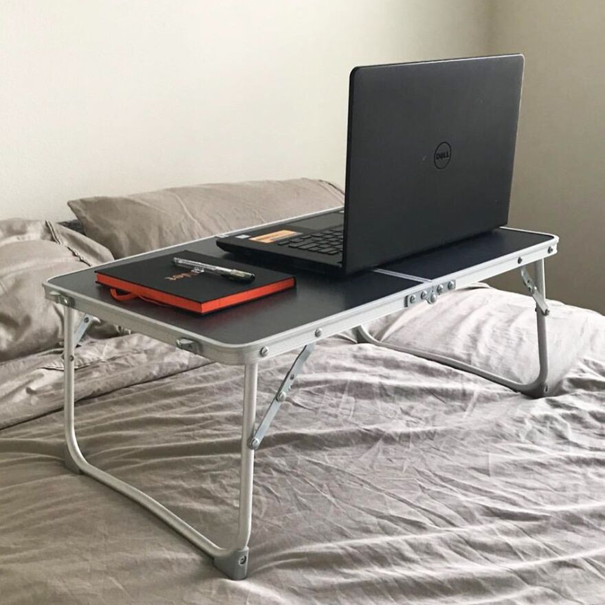 Enhance Your Comfort And Organization: Foldable Laptop Table - Your Versatile Solution For Home And On-The-Go