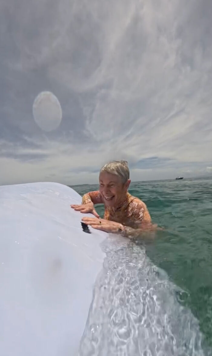 Never Too Late: 80-Year-Old Grandma Inspires Millions With A Video Of Her Surfing