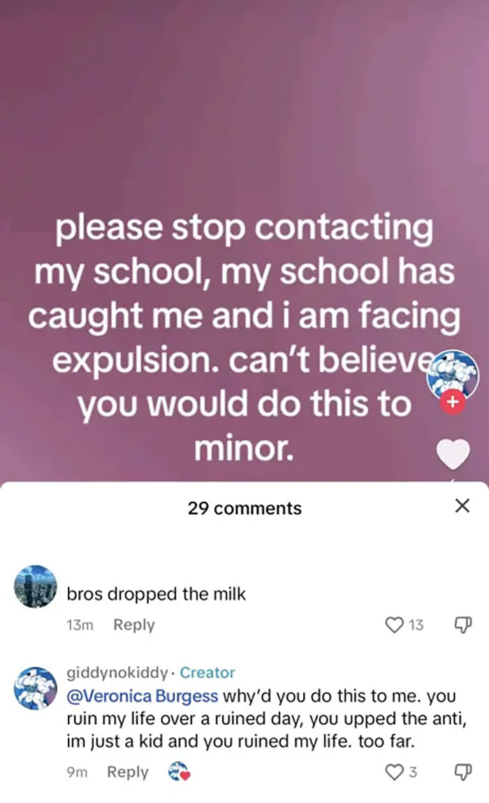 “You Happy?“: Teenager Investigated By Police And Suspended From School After Milk Prank