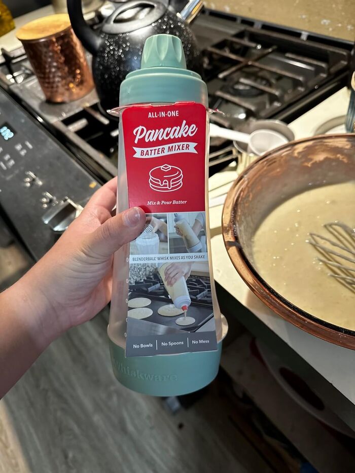 Pancake Perfection Is Just A Shake Away: Batter Up With The Whisk-Tastic Bottle!