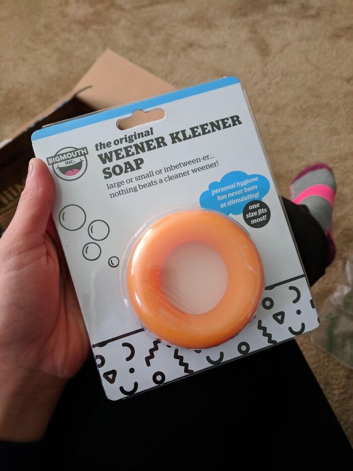 Whether He's A Grower, A Shower, Or A Bathing Connoisseur, The Weener Kleener Will Have Your Valentine Soaping Up With A Smirk