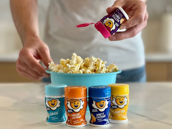 Indulge In Flavorful Popcorn With Kernel Season's Mini Jars Variety Pack: 0.9 Ounce (Pack Of 8) For Endless Tasty Creations!