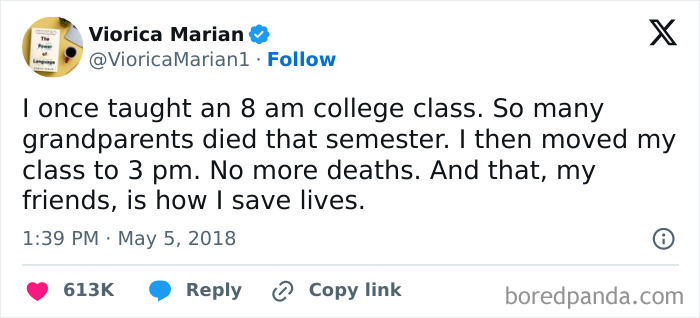 Professors Can Be Lifesavers