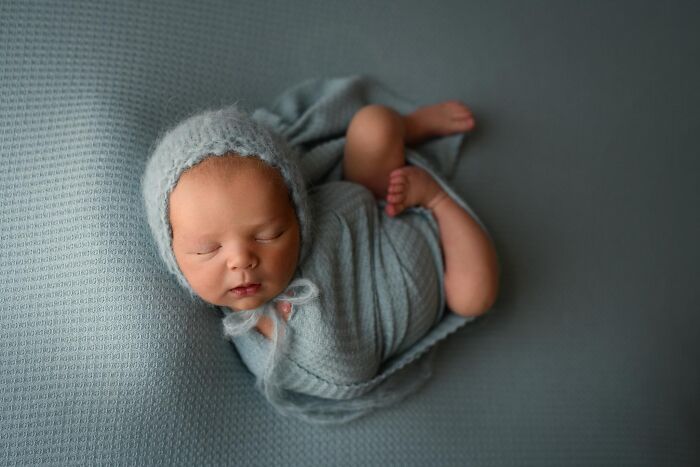 Newborn Photographers Call This One The Huck Finn Pose