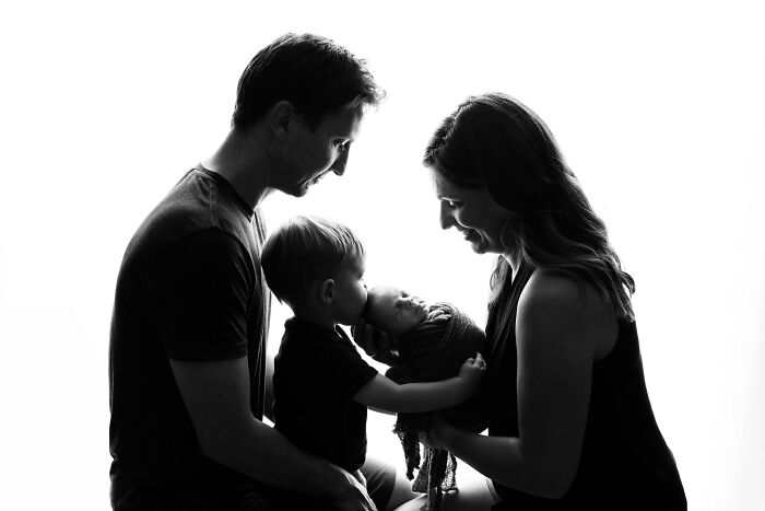 Family Of Four First Portrait