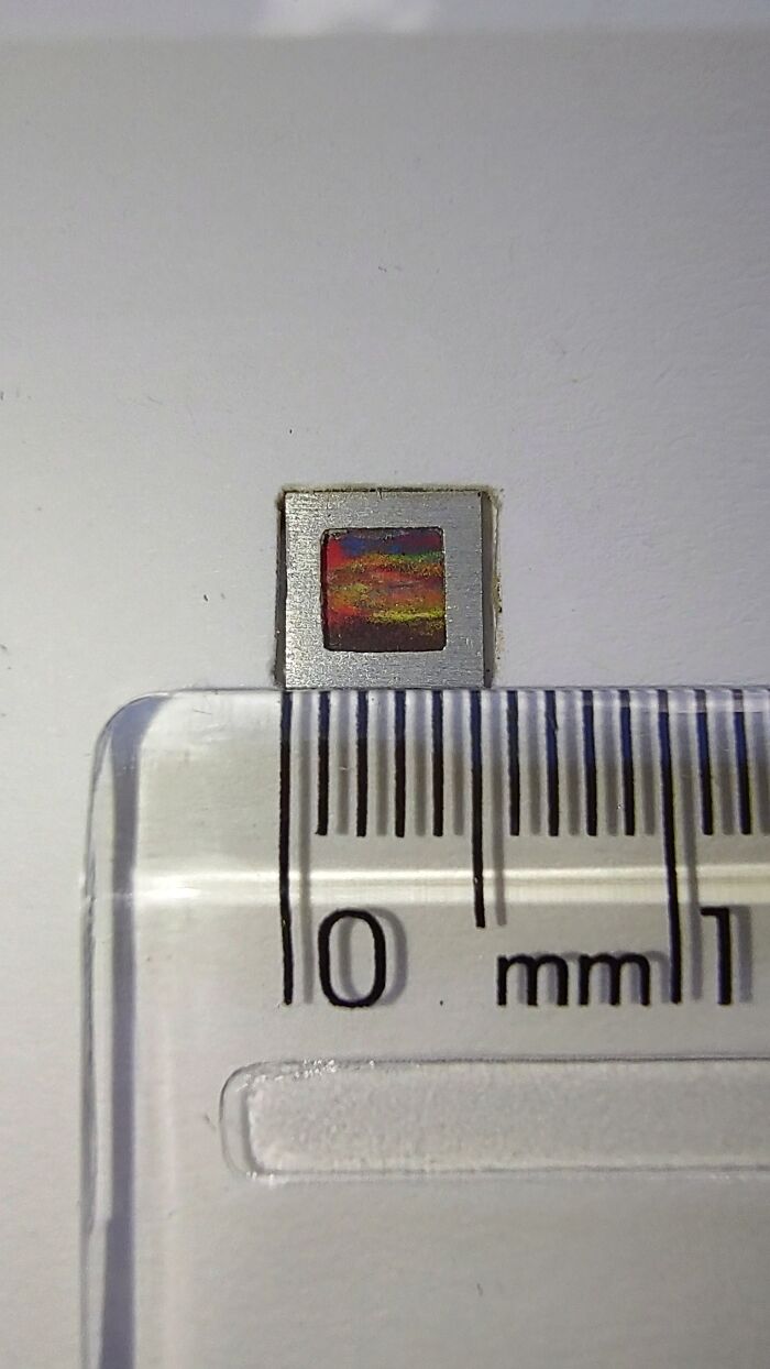 I Create The Smallest Painting In The World (16 Pics)