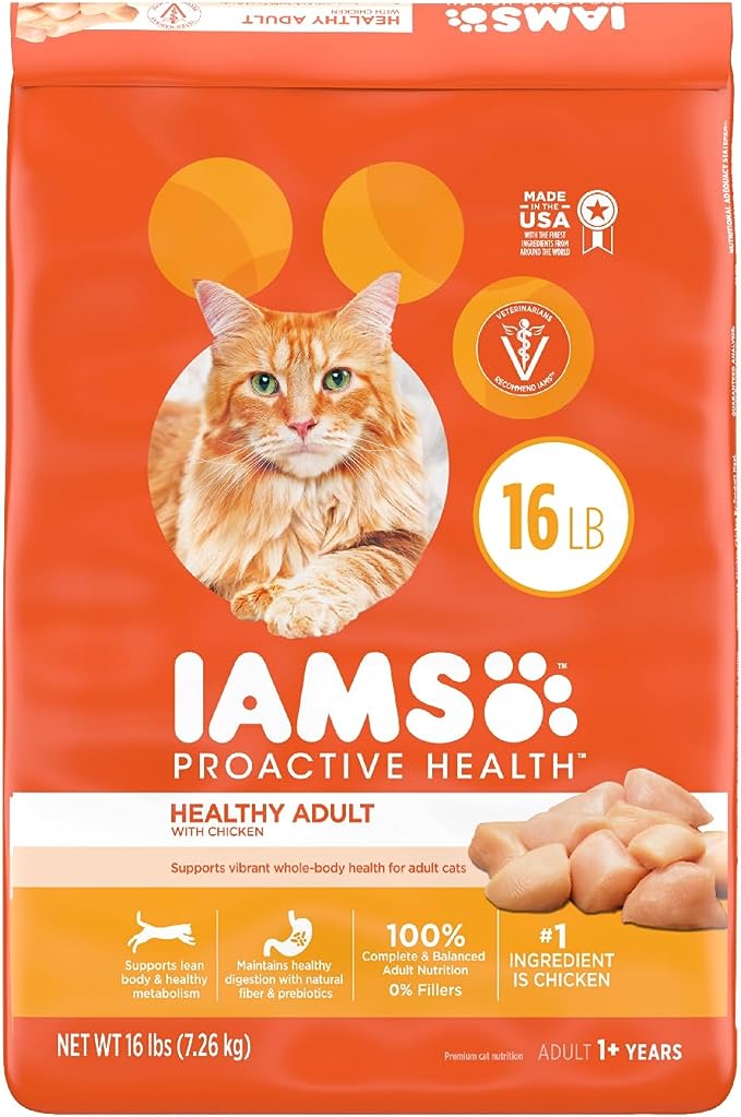 Iams Proactive Health Adult Original with Chicken Dry Cat Food