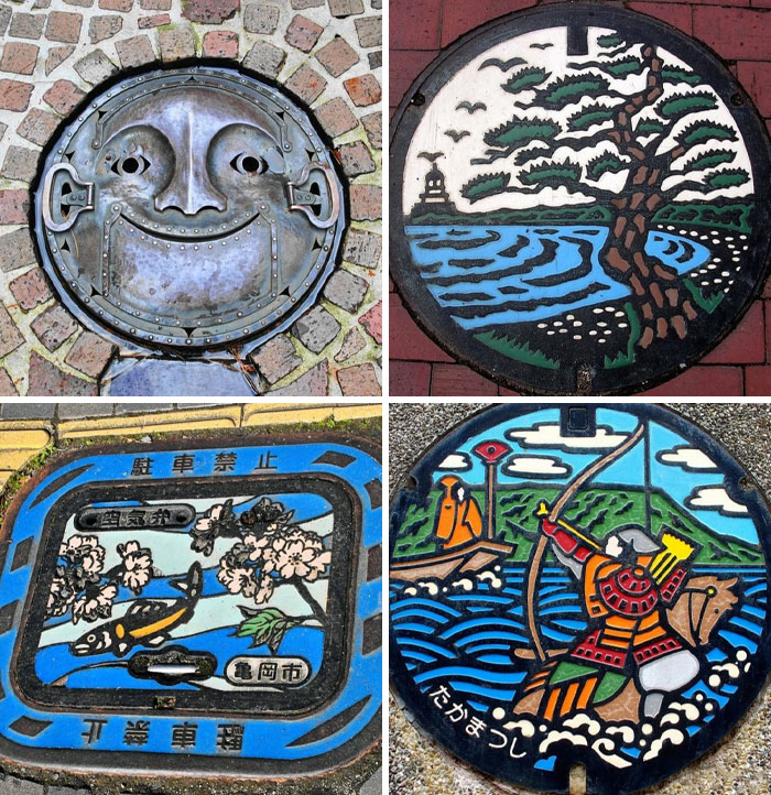 Manhole Covers In Japan