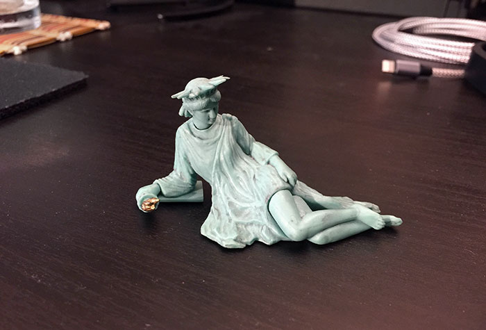 I Bought This "Statue Of Too Much Liberty" From A Vending Machine In Japan