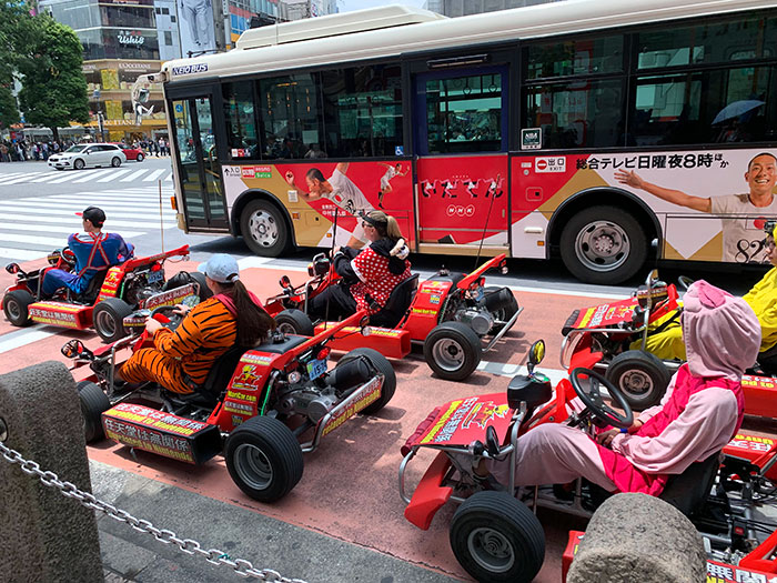 Mario Kart Tour That I Encountered At The Famous Shibuya Crossing
