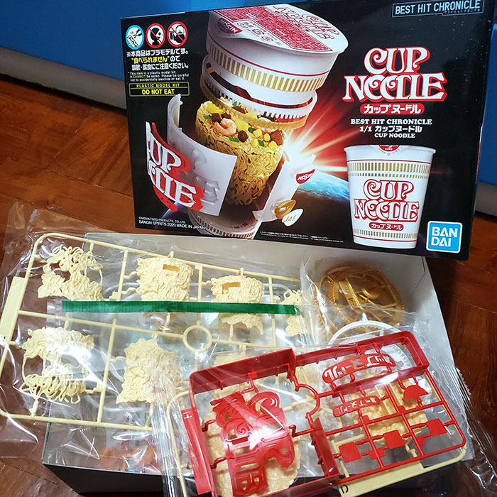 Real-Sized Plastic Model Of Nissin Cup Noodles
