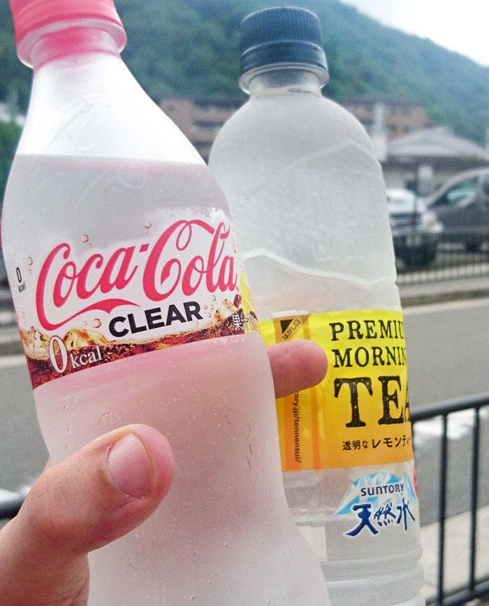 Japan Has Clear Coca-Cola And Clear Iced Tea