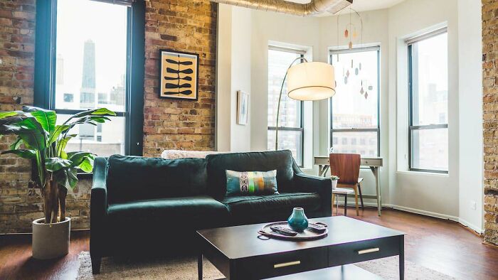 Vintage-Inspired Industrial-Style Apartment