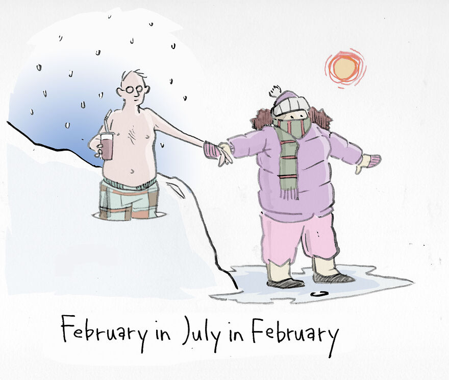 F Is For February In July In February