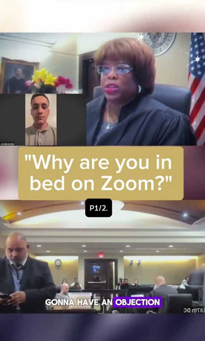 Judge Blasts Man For Showing Up To Zoom Court In Bed After Two Years Of House Arrest Judge Blasts Man For Showing Up To Zoom Court In Bed After Two Years Of House Arrest