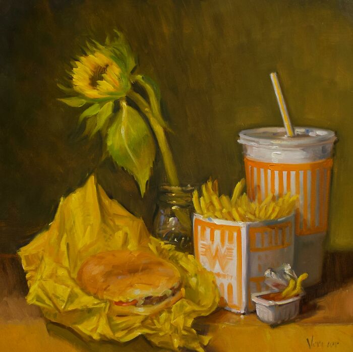 Meet Noah Verrier's Hyperrealistic Oil Paintings Of Food