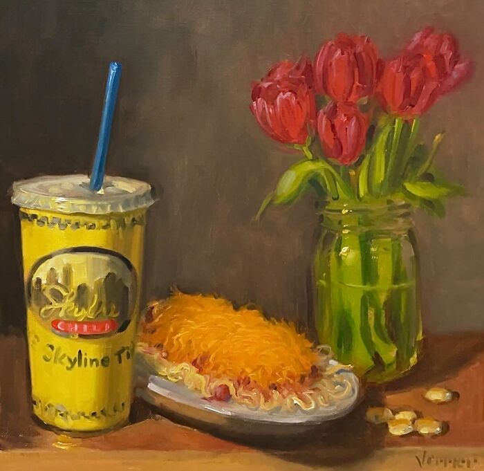 Meet Noah Verrier's Hyperrealistic Oil Paintings Of Food