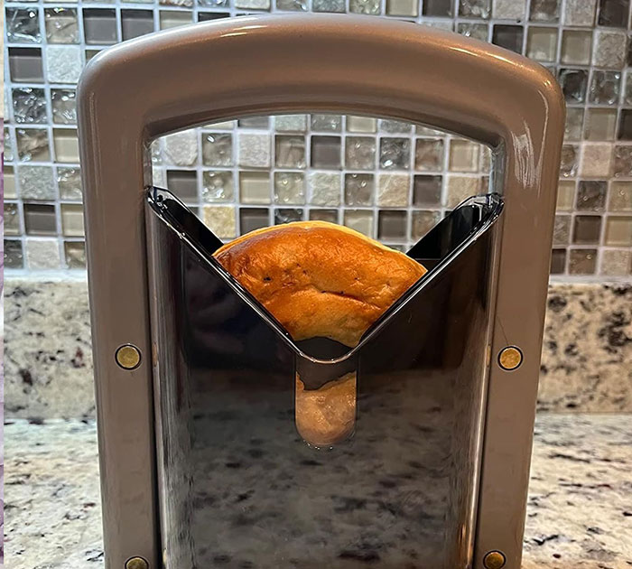 Slice Bagels Like A Pro With The Original Bagel Guillotine: A Game-Changer For Breakfast!