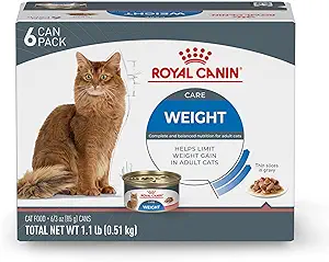 Royal Canin Feline Care Nutrition Weight Care Adult Thin Slices in Gravy Canned Cat Food
