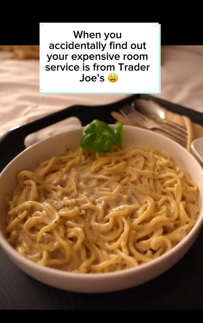 Guest Exposes Hotel's Pricey 'Original Artisan' Food As Frozen Trader Joe's Meal