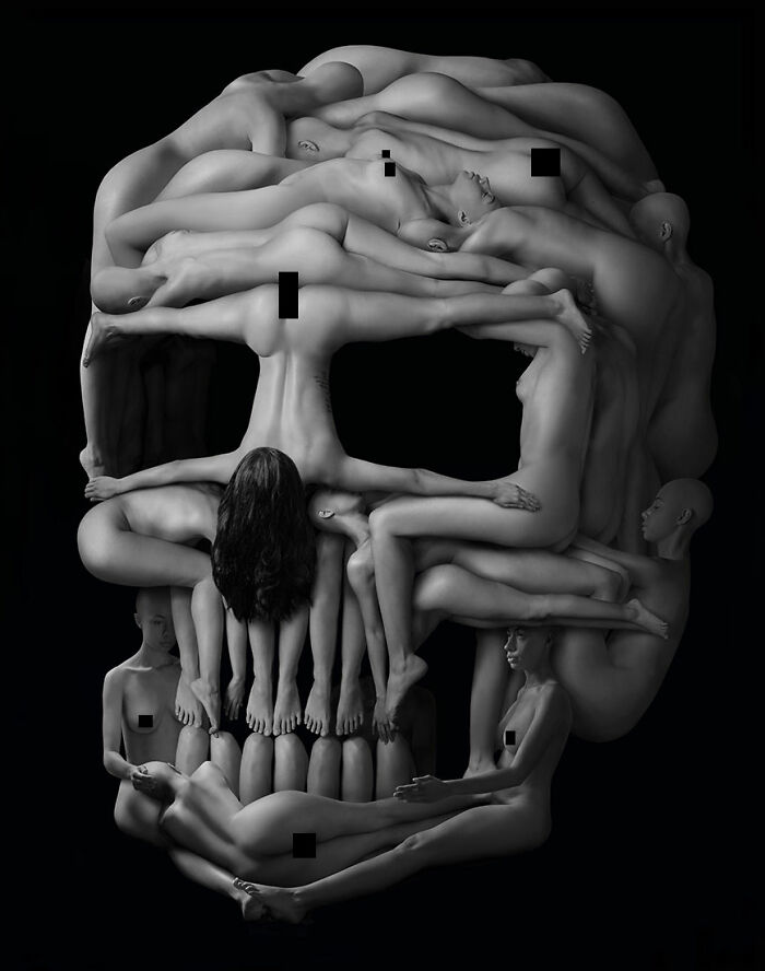 2nd Place In The Photomanipulation Category: "The Skull" By Alexander Sviridov, Canada
