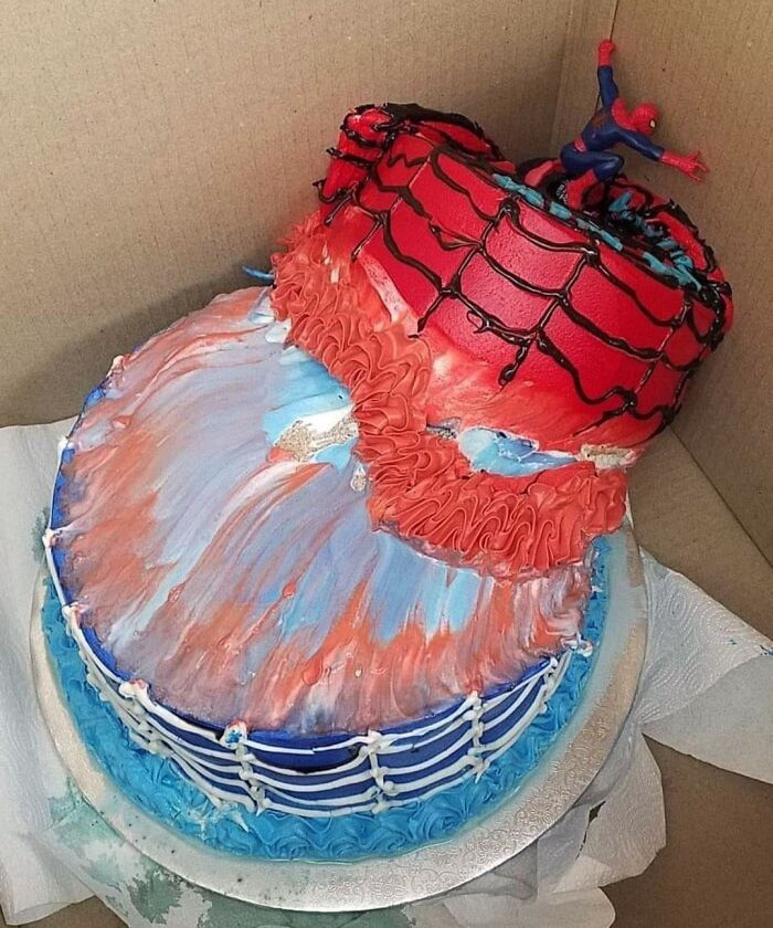 Spider-Man Saving His Own Cake