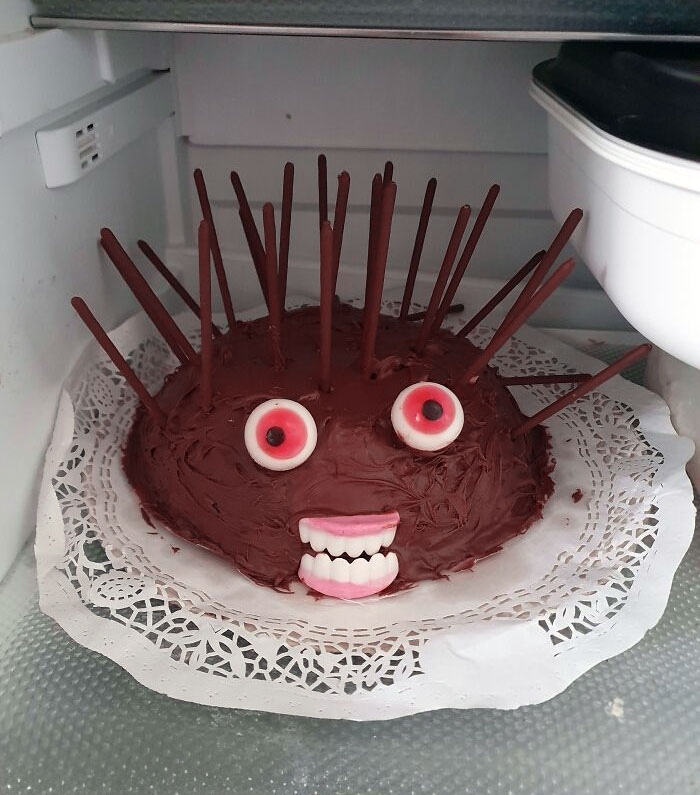 So, There Is Going To Be A Cake Competition Fundraiser At My Little Sister's School, And She Made This