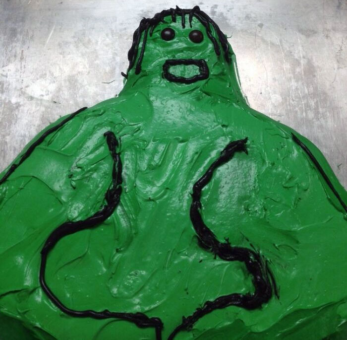 Asked My Mom For A Hulk Cake. Nailed It