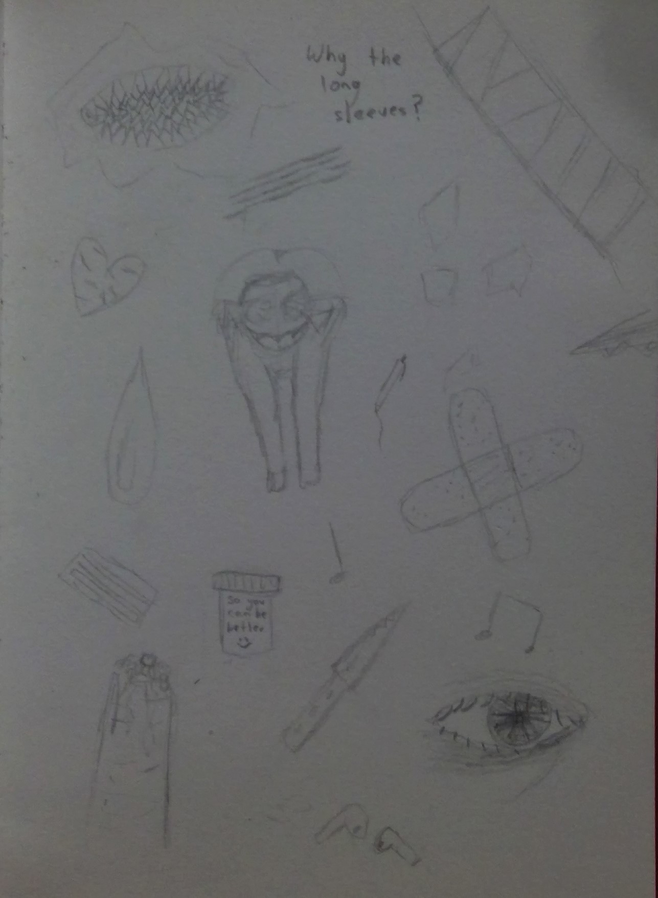 Sketches I’ve Done To Describe My Depression (6 Pics)