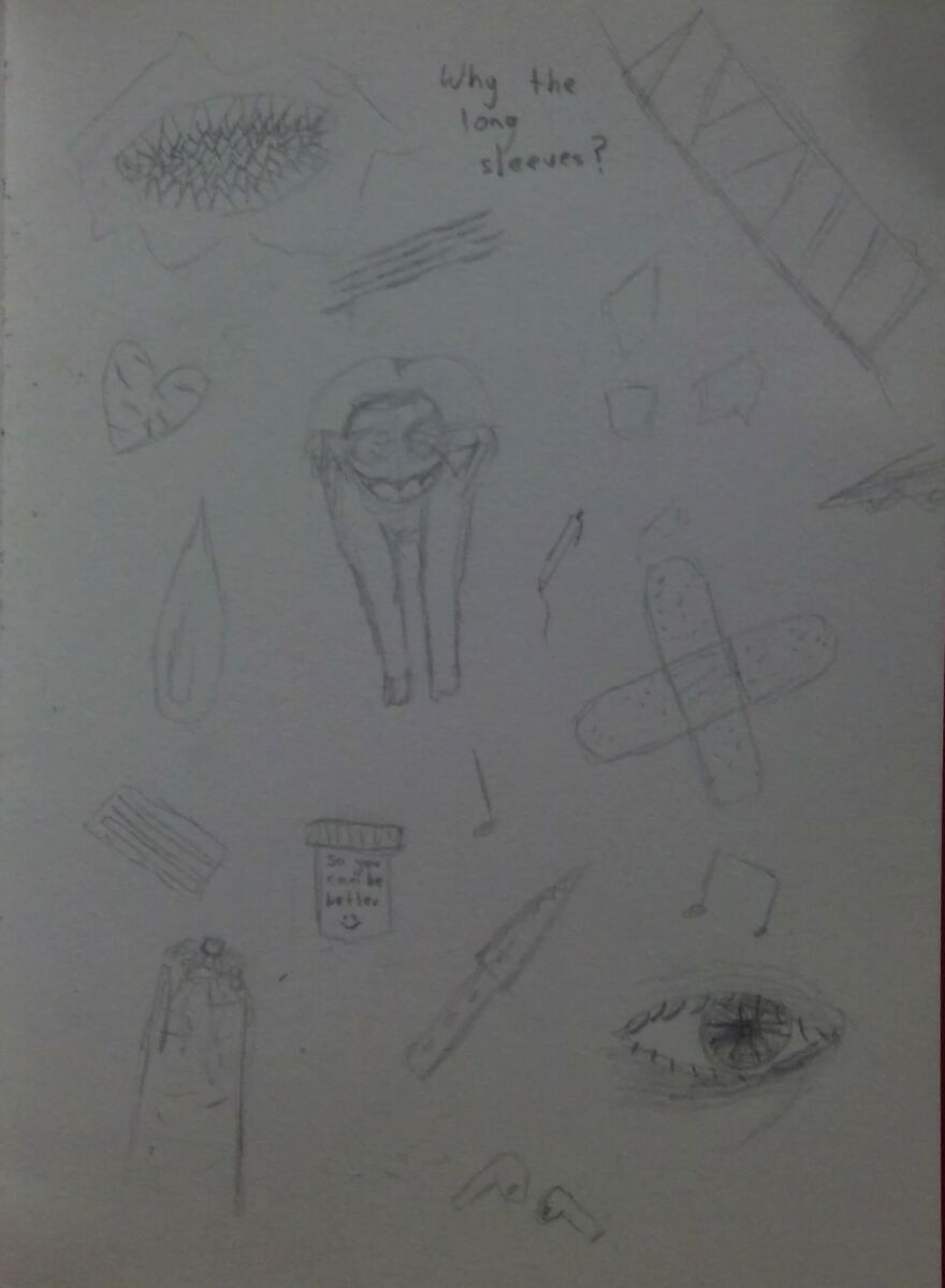 Sketches I've Done To Describe My Depression (6 Pics)