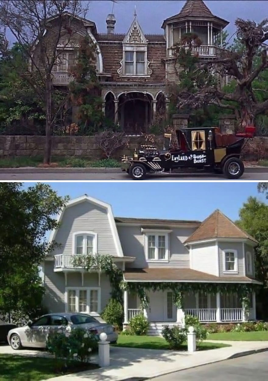 When Hgtv Gets A Hold Of A Historic House. These Are, Indeed, The Same House. Constructed In 1946 On Stage 12 At Universal