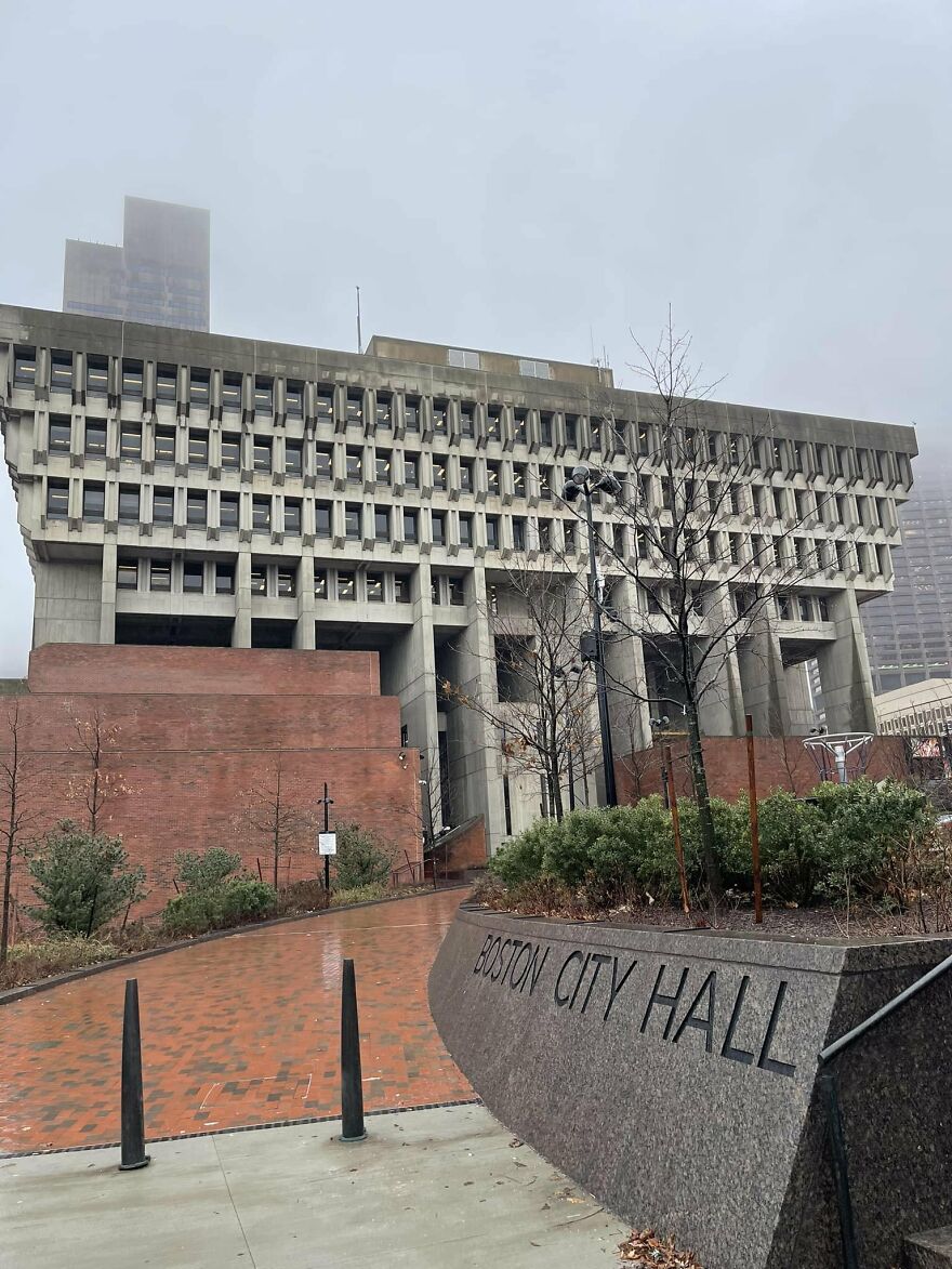 Boston City Hall - Brutalist But With Something A Bit More Inviting To The Eye