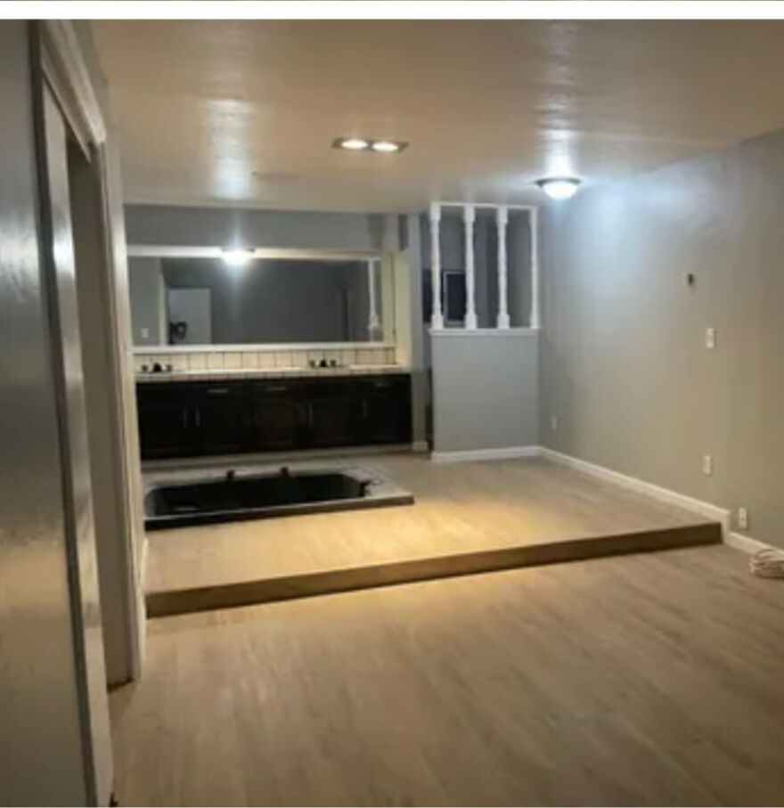 I'm Buying This House And I'm Not A Fan Of The Jacuzzi Tub In The Middle Of The Room. Can Someone Cover It Up And Add A Shower To The Right Hand Side. Please And Thank You