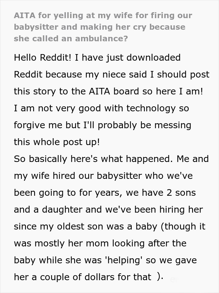 Woman Is Furious At Husband For Siding With Babysitter, She Leaves Home To Stay In Hotel Woman Is Furious At Husband For Siding With Babysitter, She Leaves Home To Stay In Hotel