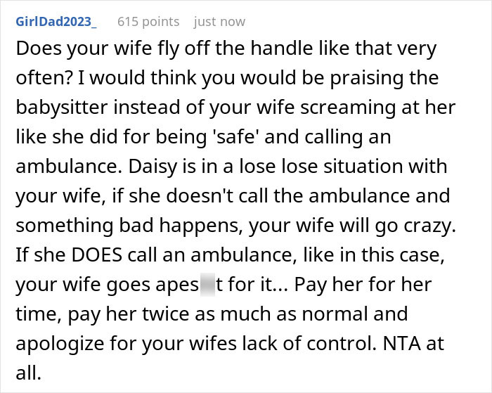 Woman Is Furious At Husband For Siding With Babysitter, She Leaves Home To Stay In Hotel Woman Is Furious At Husband For Siding With Babysitter, She Leaves Home To Stay In Hotel