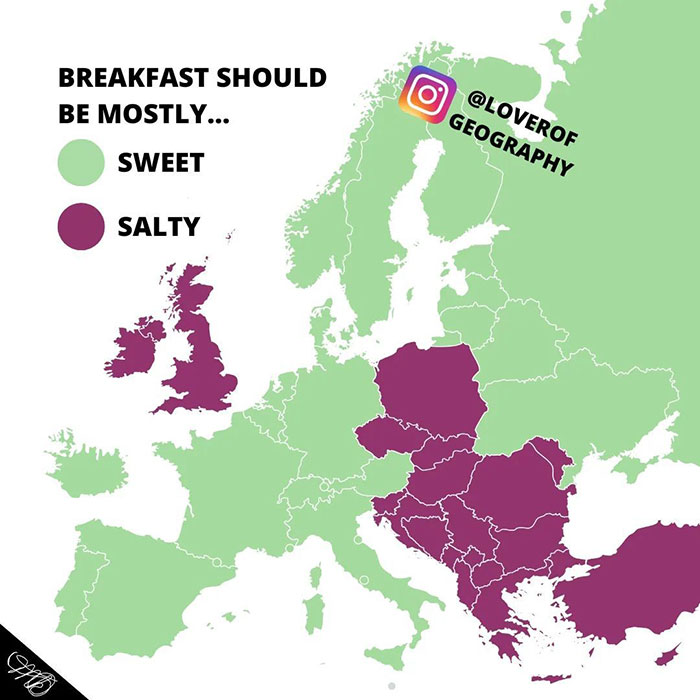 This Map Of Usual Dinner Habits In Europe Is Going Viral And People Say It’s Legit