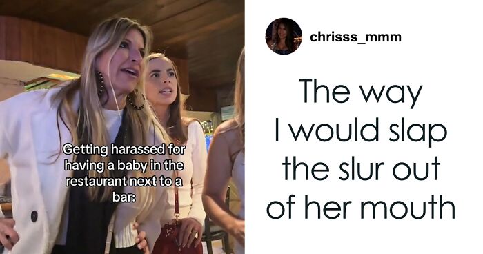 Viral Video Catches Angry “Karen” Berating New Mother For Bringing Her Baby To A Bar